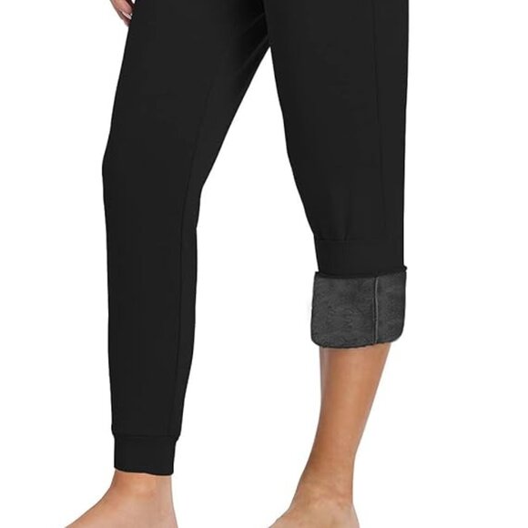 NWT - Inno 31" Women's Baby Polar Fleece Lined Jogger Pants Warm Sweatpants - Picture 2 of 4
